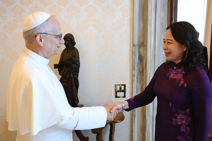 Phó Chủ tịch nước chuyển lời mời Giáo hoàng thăm Việt Nam- Ảnh 1. Phó Chủ tịch nước chuyển lời mời Giáo hoàng thăm Việt Nam- Ảnh 1.