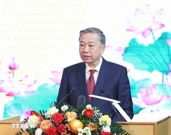 Tổng Bí thư Tô Lâm: Tinh thần Nguyễn Văn Linh luôn tỏa sáng trong kỷ nguyên vươn mình của dân tộc- Ảnh 1.