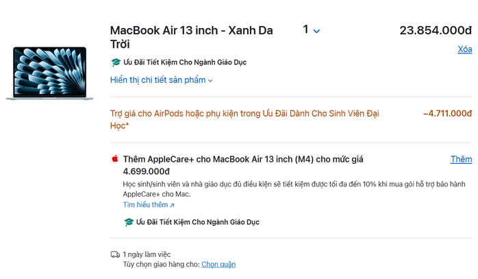 Động thái mới của Apple sau khi giảm giá loạt sản phẩm tại Việt Nam- Ảnh 1. Động thái mới của Apple sau khi giảm giá loạt sản phẩm tại Việt Nam- Ảnh 1.