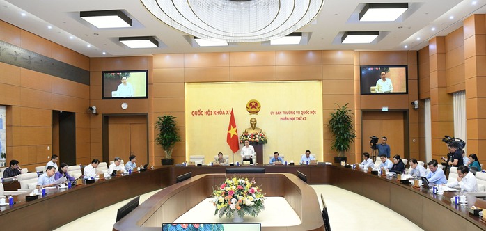 Phiên họp thứ 47 của Ủy ban Thường vụ Quốc hội xem xét nhiều nội dung quan trọng- Ảnh 1.