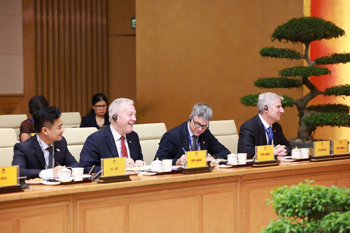 Thủ tướng Phạm Minh Chính làm việc với Hội đồng Kinh doanh Mỹ - ASEAN- Ảnh 5. Thủ tướng Phạm Minh Chính làm việc với Hội đồng Kinh doanh Mỹ - ASEAN- Ảnh 5.