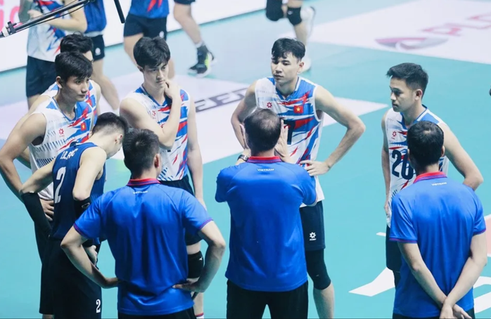 Tạo địa chấn trước Thái Lan, tuyển bóng chuyền nam Việt Nam lên nhì bảng SEA V-League- Ảnh 1. Tạo địa chấn trước Thái Lan, tuyển bóng chuyền nam Việt Nam lên nhì bảng SEA V-League- Ảnh 1.