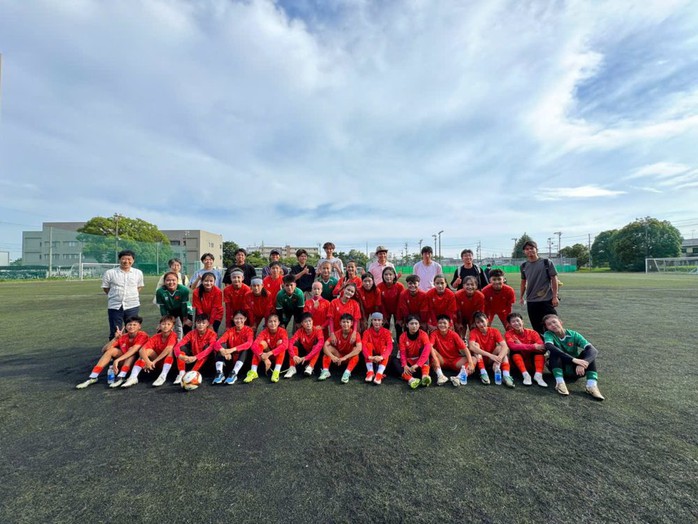 U20 nữ Việt Nam đến Nhật Bản, tích cực bước vào tập luyện - Ảnh 2.