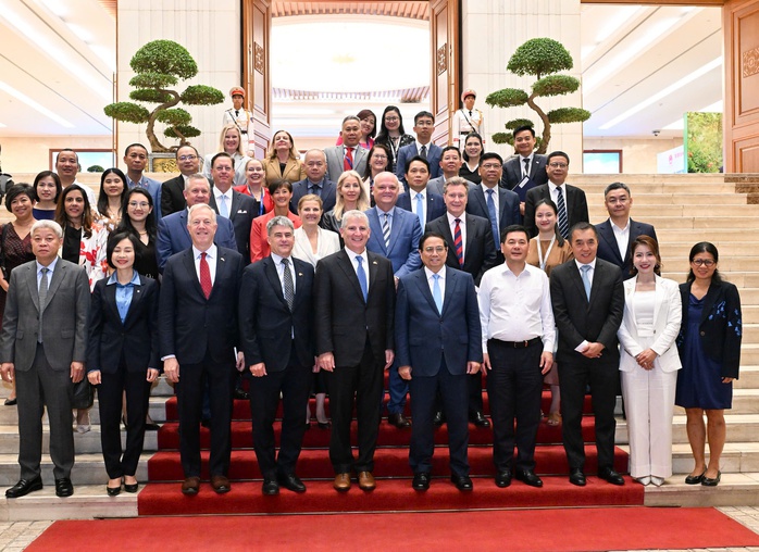 Thủ tướng Phạm Minh Chính làm việc với Hội đồng Kinh doanh Mỹ - ASEAN- Ảnh 1. Thủ tướng Phạm Minh Chính làm việc với Hội đồng Kinh doanh Mỹ - ASEAN- Ảnh 1.