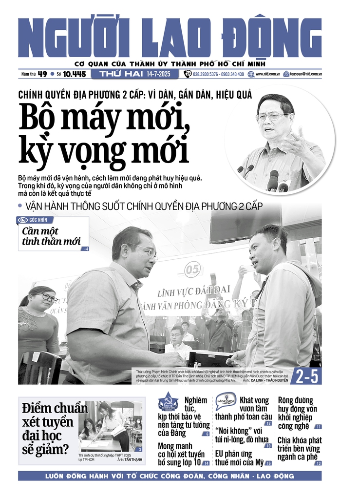 Báo Người Lao Động 14-7: Điểm chuẩn xét tuyển đại học sẽ giảm?- Ảnh 1. Báo Người Lao Động 14-7: Điểm chuẩn xét tuyển đại học sẽ giảm?- Ảnh 1.