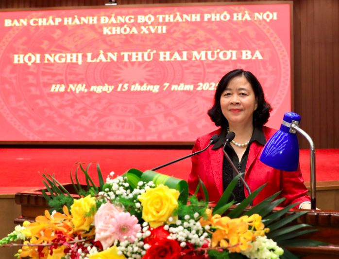 Phương hướng công tác nhân sự Đại hội Đảng bộ Hà Nội lần thứ XVIII - Ảnh 1. Phương hướng công tác nhân sự Đại hội Đảng bộ Hà Nội lần thứ XVIII - Ảnh 1.