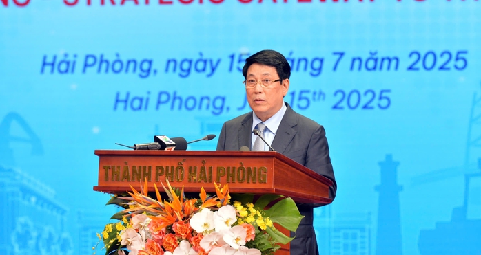 Chủ tịch nước Lương Cường dự hội nghị xúc tiến đầu tư tại Hải Phòng- Ảnh 3. Chủ tịch nước Lương Cường dự hội nghị xúc tiến đầu tư tại Hải Phòng- Ảnh 3.