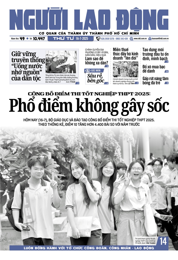 Báo in ngày 16-7: Miễn thuế thúc đẩy hộ kinh doanh lên đời - Ảnh 1.