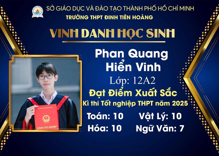 Chân dung thủ khoa khối A của TP HCM đạt điểm tuyệt đối 30/30- Ảnh 1. Chân dung thủ khoa khối A của TP HCM đạt điểm tuyệt đối 30/30- Ảnh 1.
