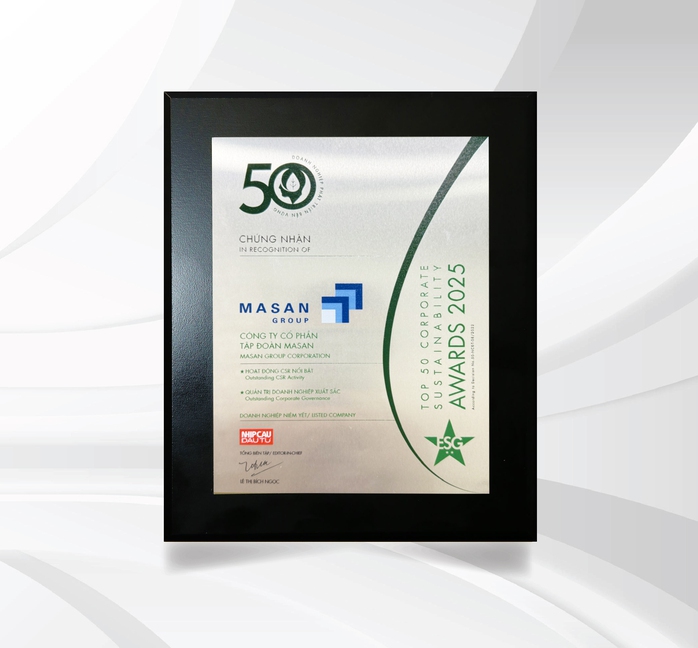 Masan: 4 năm liên tiếp vào Top 50 Doanh nghiệp phát triển bền vững tiêu biểu Việt Nam- Ảnh 2. Masan: 4 năm liên tiếp vào Top 50 Doanh nghiệp phát triển bền vững tiêu biểu Việt Nam- Ảnh 2.