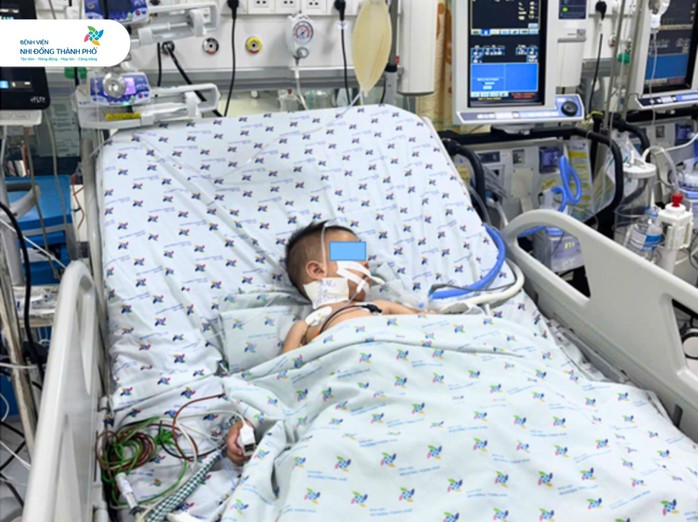 Bé trai 2 tuổi nguy kịch vì bệnh tay chân miệng sau 2 ngày phát bệnh - Ảnh 1. Bé trai 2 tuổi nguy kịch vì bệnh tay chân miệng sau 2 ngày phát bệnh - Ảnh 1.