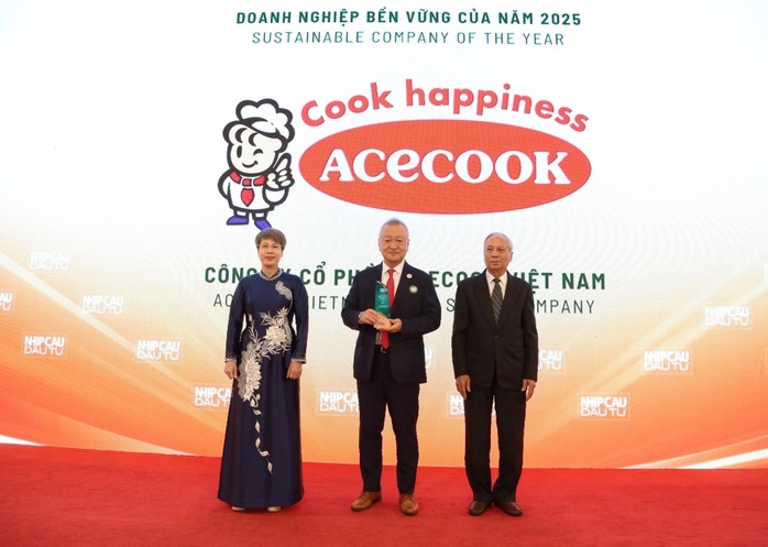 Acecook Việt Nam được vinh danh Top 50 Doanh nghiệp phát triển bền vững tiêu biểu 2025- Ảnh 1. Acecook Việt Nam được vinh danh Top 50 Doanh nghiệp phát triển bền vững tiêu biểu 2025- Ảnh 1.