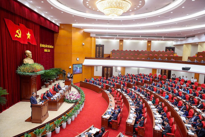 Tổng Bí thư Tô Lâm phát biểu khai mạc Hội nghị Trung ương 12- Ảnh 6. Tổng Bí thư Tô Lâm phát biểu khai mạc Hội nghị Trung ương 12- Ảnh 6.