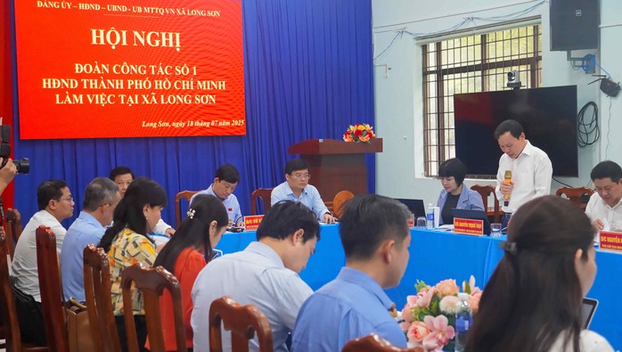 Thường trực HĐND TP HCM làm việc với xã Long Sơn- Ảnh 2. Thường trực HĐND TP HCM làm việc với xã Long Sơn- Ảnh 2.