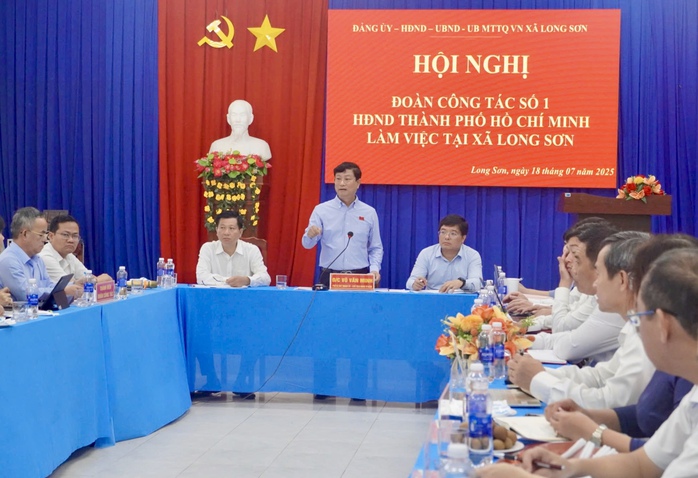 Thường trực HĐND TP HCM làm việc với xã Long Sơn- Ảnh 3. Thường trực HĐND TP HCM làm việc với xã Long Sơn- Ảnh 3.