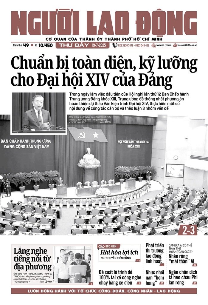 Báo in ngày 19-7: Đề xuất lộ trình để 100% tài xế công nghệ chạy bằng xe điện- Ảnh 1. Báo in ngày 19-7: Đề xuất lộ trình để 100% tài xế công nghệ chạy bằng xe điện- Ảnh 1.