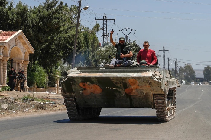 Lực lượng chính phủ Syria trở lại "điểm nóng"- Ảnh 1.