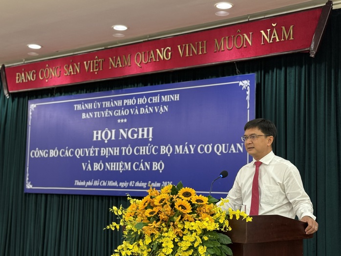 Hình ảnh các nhân sự mới của Ban Tuyên giáo và Dân vận Thành ủy TP HCM- Ảnh 1.