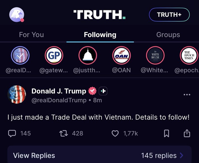 Tổng Bí thư Tô Lâm và Tổng thống Mỹ Donald Trump điện đàm - Ảnh 2.
