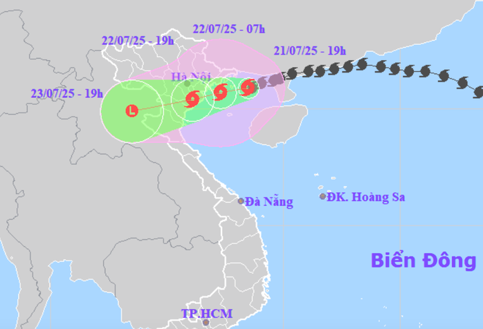 Điều nguy hiểm nếu bão số 3 Wipha di chuyển chậm và ở lâu trên Vịnh Bắc Bộ- Ảnh 1. Điều nguy hiểm nếu bão số 3 Wipha di chuyển chậm và ở lâu trên Vịnh Bắc Bộ- Ảnh 1.