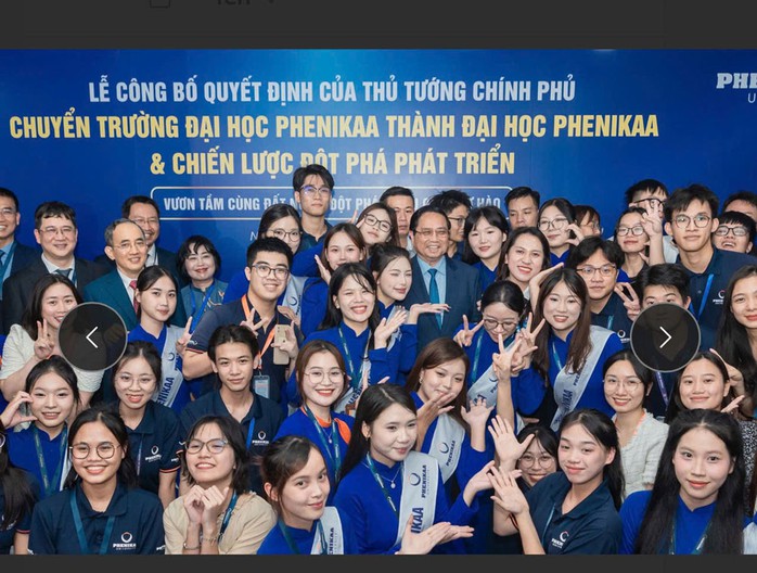 Trường ĐH Phenikaa chính thức thành ĐH Phenikaa - Ảnh 1. Trường ĐH Phenikaa chính thức thành ĐH Phenikaa - Ảnh 1.
