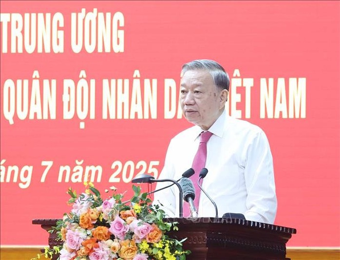 Tổng Bí thư Tô Lâm làm việc với Tổng cục Chính trị Quân đội nhân dân Việt Nam- Ảnh 3. Tổng Bí thư Tô Lâm làm việc với Tổng cục Chính trị Quân đội nhân dân Việt Nam- Ảnh 3.
