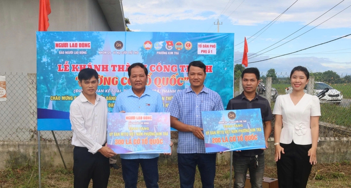 Một phường ở Huế xây dựng 27 "Đường cờ Tổ quốc" - Ảnh 2.
