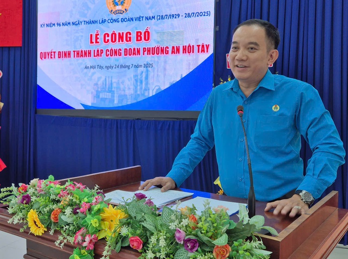 Công đoàn phường An Hội Tây công bố quyết định thành lập- Ảnh 2.
