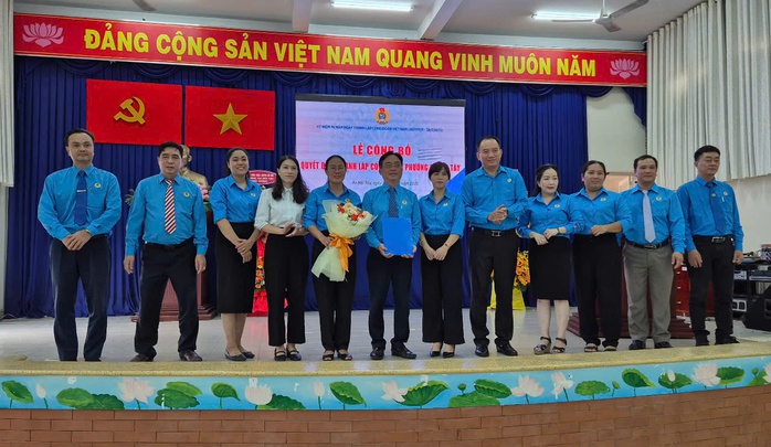 Công đoàn phường An Hội Tây công bố quyết định thành lập- Ảnh 1.
