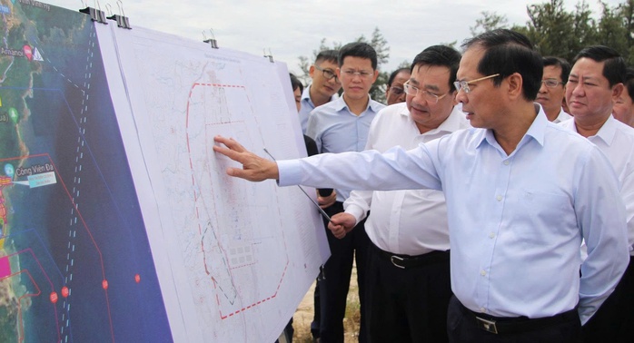 Phó Thủ tướng Chính phủ Bùi Thanh Sơn khảo sát dự án Nhà máy điện hạt nhân Ninh Thuận- Ảnh 1.