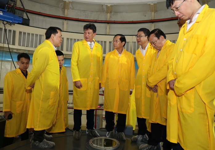 Phó Thủ tướng Bùi Thanh Sơn làm việc với Viện Nghiên cứu hạt nhân- Ảnh 1.