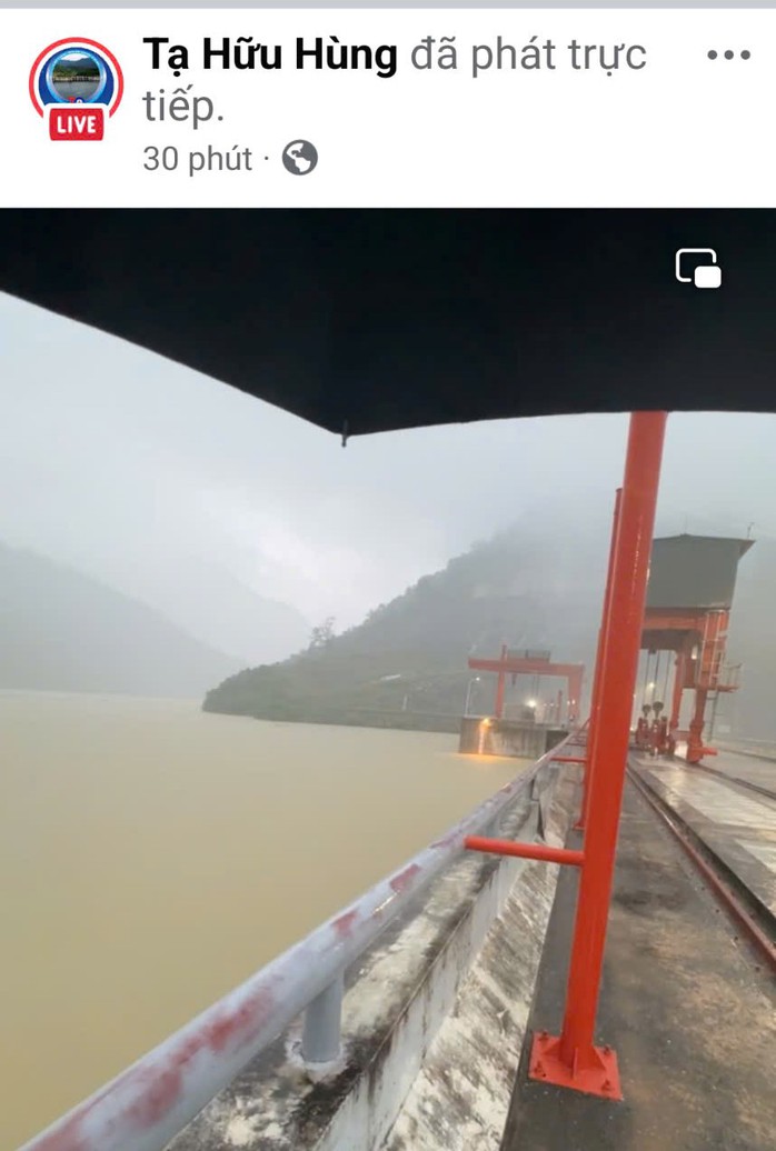 Giám đốc lên mạng xã hội phát trực tiếp khẳng định Thủy điện Bản Vẽ an toàn- Ảnh 1. Giám đốc lên mạng xã hội phát trực tiếp khẳng định Thủy điện Bản Vẽ an toàn- Ảnh 1.