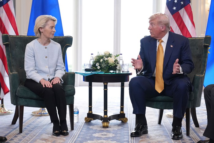 Căng thẳng thương mại Mỹ - EU hạ nhiệt- Ảnh 1. Căng thẳng thương mại Mỹ - EU hạ nhiệt- Ảnh 1.