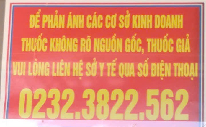 Động thái mới sau vụ bảng hiệu gây hiểu nhầm: “thuốc giả là của Sở Y tế” Quảng Trị- Ảnh 2. Động thái mới sau vụ bảng hiệu gây hiểu nhầm: “thuốc giả là của Sở Y tế” Quảng Trị- Ảnh 2.