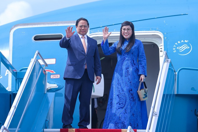 Thủ tướng Phạm Minh Chính và Phu nhân lên đường dự Hội nghị Thượng đỉnh BRICS mở rộng - Ảnh 1.