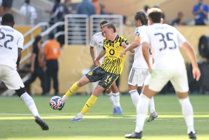 Real Madrid thắng nghẹt thở Dortmund, chờ chạm trán PSG ở bán kết- Ảnh 5. Real Madrid thắng nghẹt thở Dortmund, chờ chạm trán PSG ở bán kết- Ảnh 5.