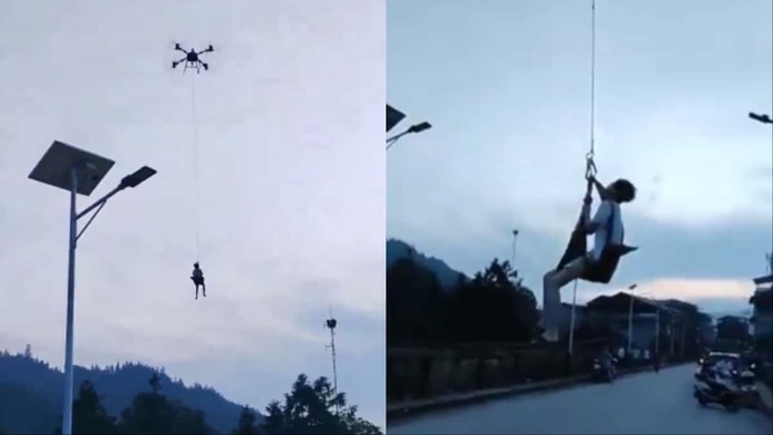Tâm sự của nông dân Trung Quốc sau khi dùng UAV tự chế cứu người - Ảnh 1. Tâm sự của nông dân Trung Quốc sau khi dùng UAV tự chế cứu người - Ảnh 1.