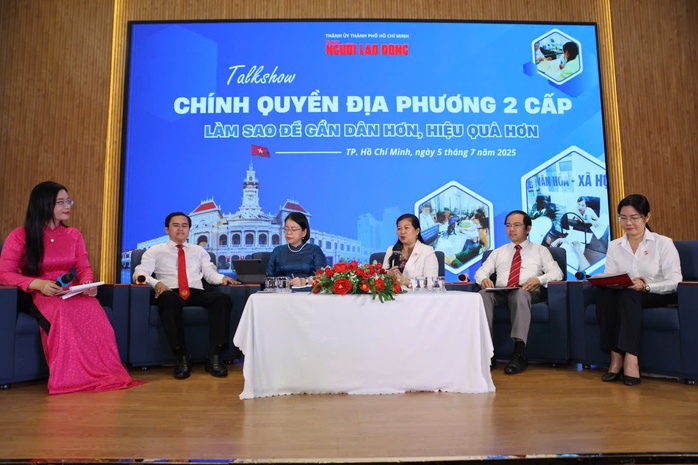Đang diễn ra talkshow về chính quyền địa phương hai cấp - Ảnh 1.