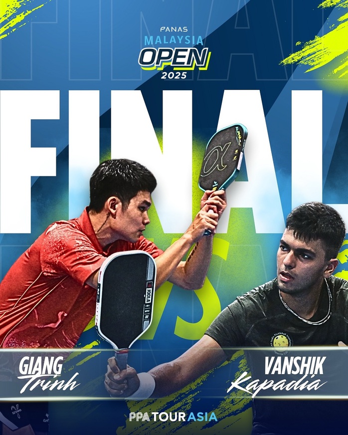 Trịnh Linh Giang vô địch giải châu Á, tạo cột mốc lịch sử cho Pickleball Việt Nam- Ảnh 1. Trịnh Linh Giang vô địch giải châu Á, tạo cột mốc lịch sử cho Pickleball Việt Nam- Ảnh 1.