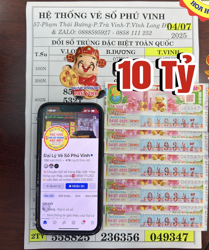 Người đàn ông Vĩnh Long trúng độc đắc 5 tờ vé số và mở tài khoản ngân hàng - Ảnh 1. Người đàn ông Vĩnh Long trúng độc đắc 5 tờ vé số và mở tài khoản ngân hàng - Ảnh 1.