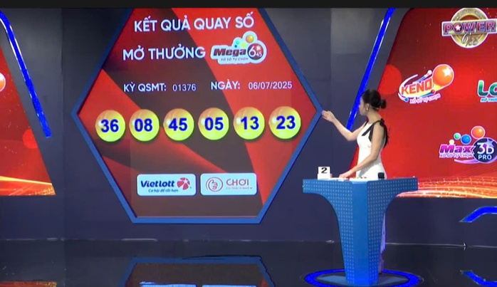 Hai vé số Vietlott cùng trúng giải Jackpot trị giá hàng chục tỉ đồng- Ảnh 1. Hai vé số Vietlott cùng trúng giải Jackpot trị giá hàng chục tỉ đồng- Ảnh 1.