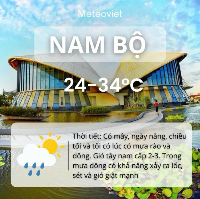 Thời tiết TP HCM hôm nay, 7-7: Ngày nắng, chiều tối mưa nhẹ- Ảnh 2. Thời tiết TP HCM hôm nay, 7-7: Ngày nắng, chiều tối mưa nhẹ- Ảnh 2.