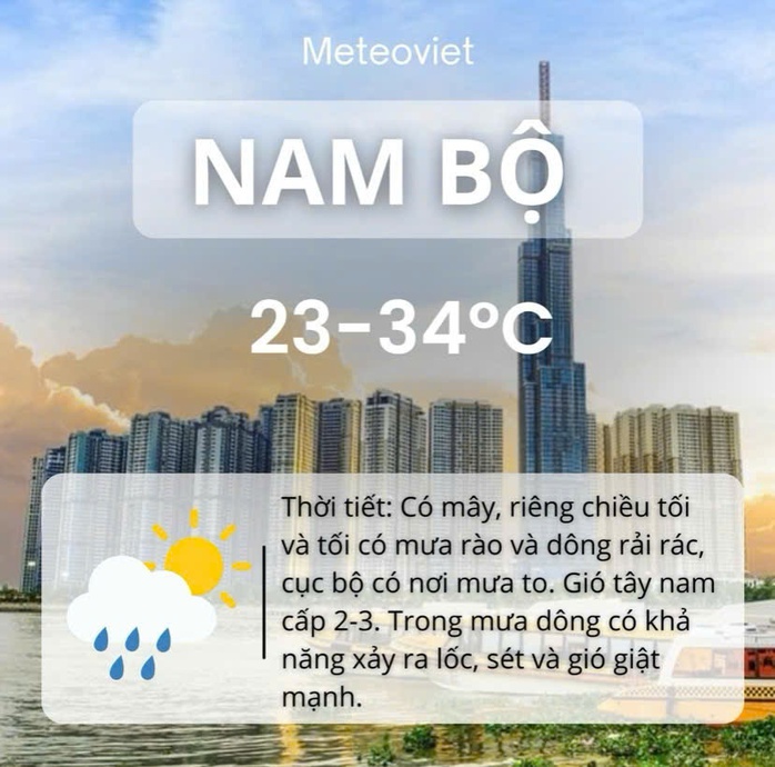 Thời tiết TP HCM hôm nay, 8-7: Lành tính, đặc trưng mùa mưa- Ảnh 3. Thời tiết TP HCM hôm nay, 8-7: Lành tính, đặc trưng mùa mưa- Ảnh 3.