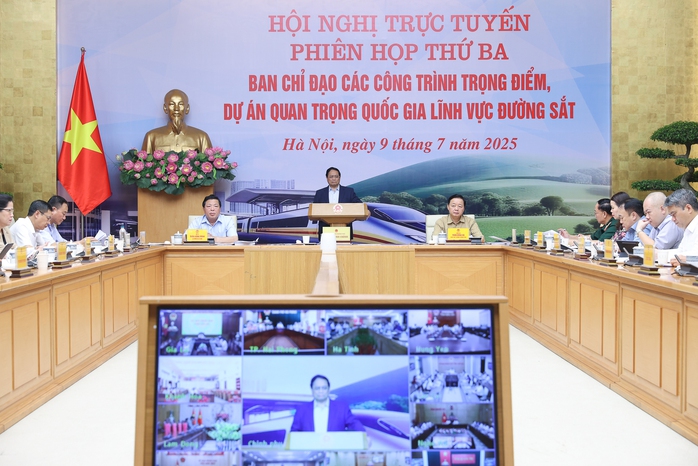 Thủ tướng Phạm Minh Chính chủ trì Hội nghị về các công trình, dự án đường sắt- Ảnh 1.