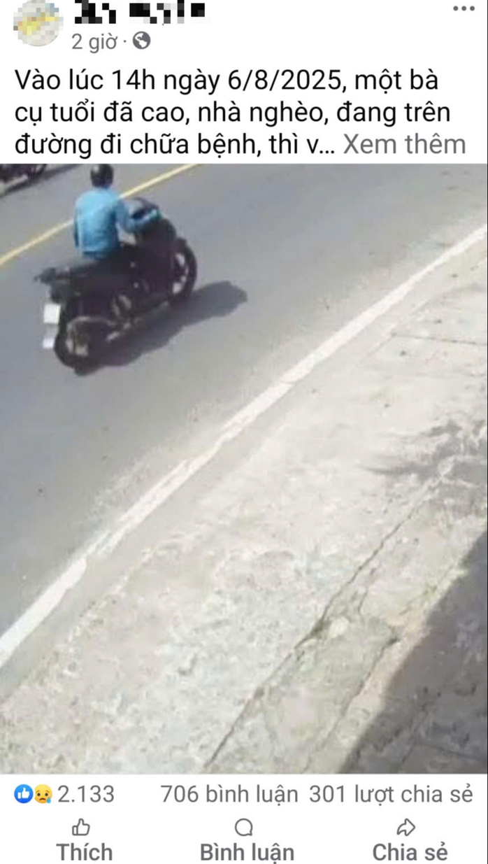 Cụ bà nghèo rơi 5 triệu, thanh niên đi xe SH nhặt được đi luôn?- Ảnh 1. Cụ bà nghèo rơi 5 triệu, thanh niên đi xe SH nhặt được đi luôn?- Ảnh 1.