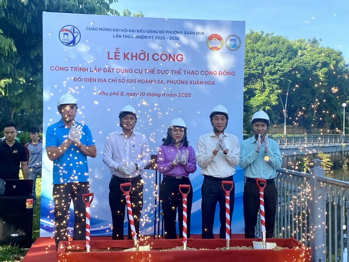 Khởi công Công trình thể dục thể thao công cộng tại phường Xuân hòa , TP HCM - Ảnh 1.