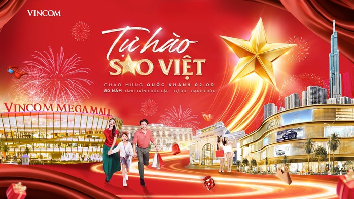 Vincom khởi động chiến dịch “Tự hào sao Việt” - Ảnh 1.