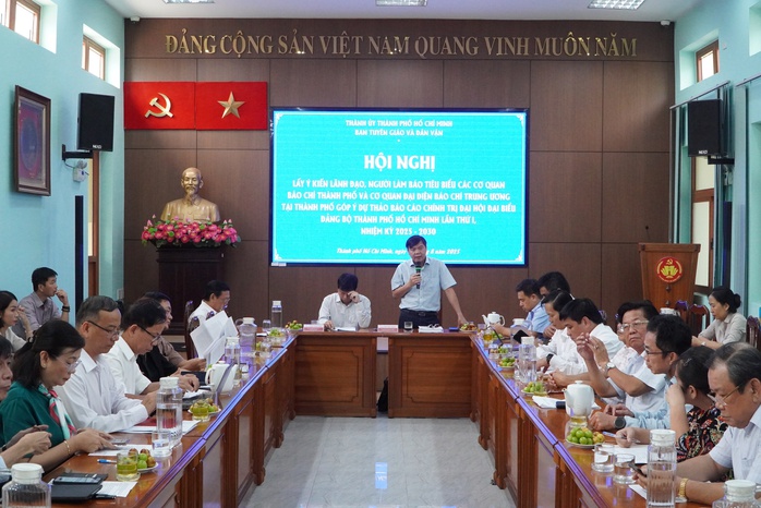 Người làm báo góp ý cho Văn kiện Đại hội đại biểu Đảng bộ TP HCM lần thứ I - Ảnh 1.