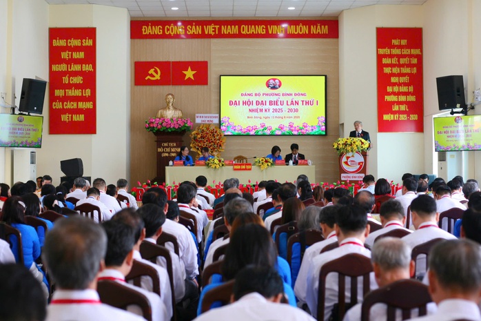 Đại hội Đảng bộ phường Bình Đông: "Đoàn kết - Dân chủ - Kỷ cương - Đổi mới" - Ảnh 3.