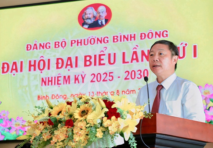 Đại hội Đảng bộ phường Bình Đông: "Đoàn kết - Dân chủ - Kỷ cương - Đổi mới" - Ảnh 6.